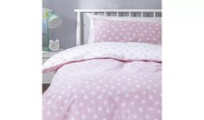 Habitat Kids Reversible Star Pink Bedding Set - Single (1742)