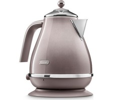 De’Longhi KBOT3001.PK Jug Kettle  Icona Metallics 3000W 1.7L - Metallic Violet