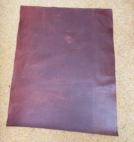Leather panels rich brown - leather,