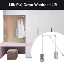 Alum Alloy Lift /Pull Down Wardrobe Rail Clothes Hanger that pulls down. 20kg