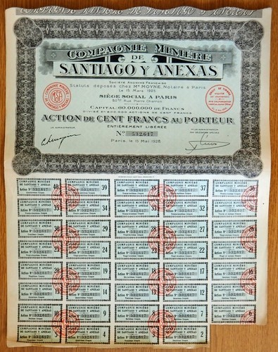 France 1927 1928 santiago - or,