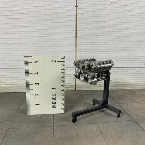 Diorama engine holder - 1-24,
