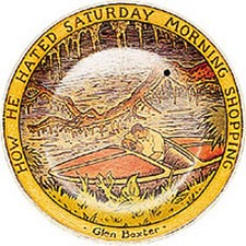 GLEN BAXTER PLATE - 'HOW HE