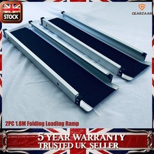 6ft Telescopic Loading Ramps Pair FOR Cars with Extended Lip 440lbs UK