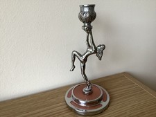 Art Deco Chrome Nude Lady