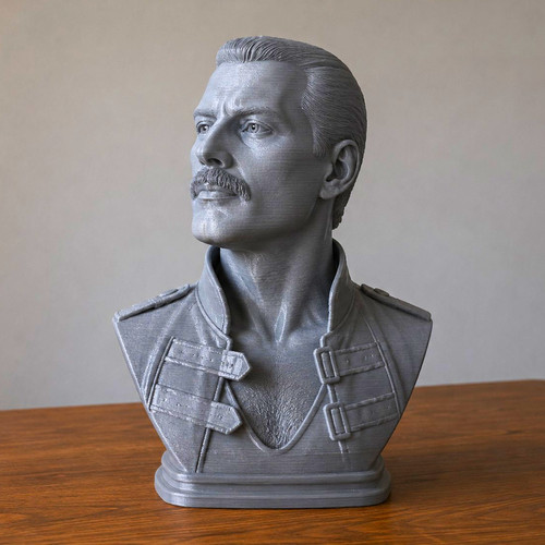 Freddie mercury bust statue - mercury,