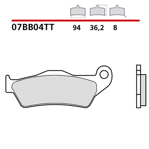 Brembo front brake pads kit - brembo,