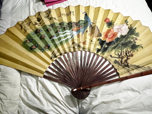 Vintage chinese peacock - vintage,