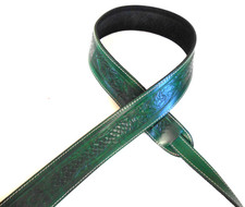 EMBOSSED TEXAN GREEN GENUINE