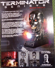 Chronicle Collectibles Terminator Genisys End Skull Endoskeleton Skull Unused
