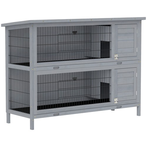 Pawhut rabbit hutch guinea - hutch,,