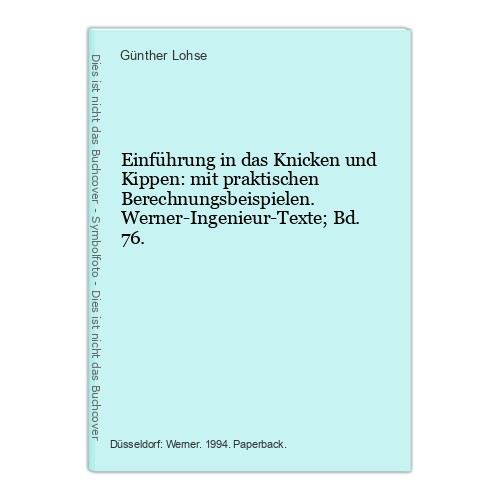 Einführung das knicken - das, und