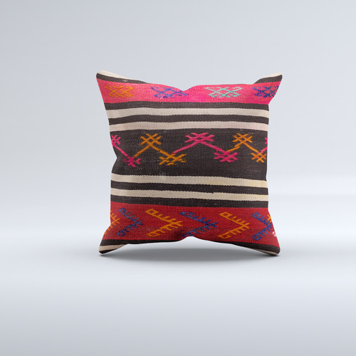 Vintage turkish kilim cushion - kilim,