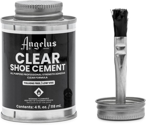 Angelus clear shoe cement - shoe, glue
