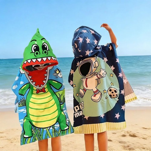 Kids hooded animal - kids, beach