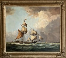 ANTIQUE OIL PAINTING British