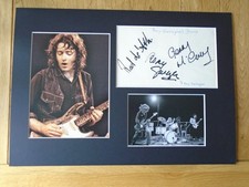 Rory Gallagher Band Genuine Signed Authentic Autographs - UACC / AFTAL.