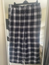 H&M Cotton Checked Pyjama Bottoms. Size XL. New With Tags