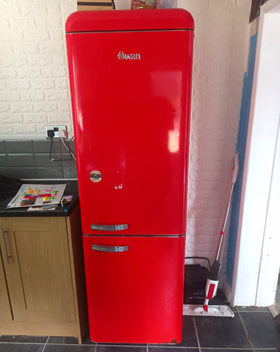 Swan red freestanding 54cm - swan,