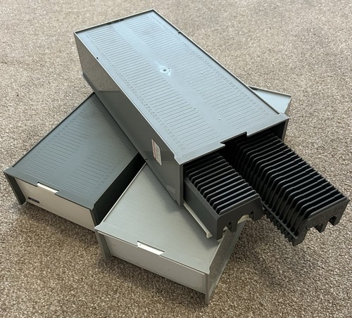 Vintage slide projector - slide,