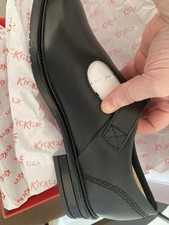 Girls KICKERS Black Leather