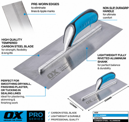 Pro carbon steel plasterers - carbon,