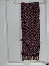 Angelo Bosani Tie Rack Beige  Silk & Lambs Wool Backed Scarf