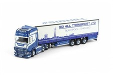 Tekno 1:50 Sid Hill Scania NG 6 x 2 with curtain Truck Diecast