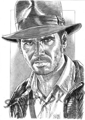 Original art indiana - art, jones"