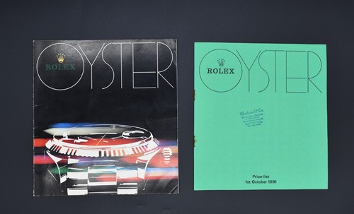 Rolex oyster catalogue and - rolex,