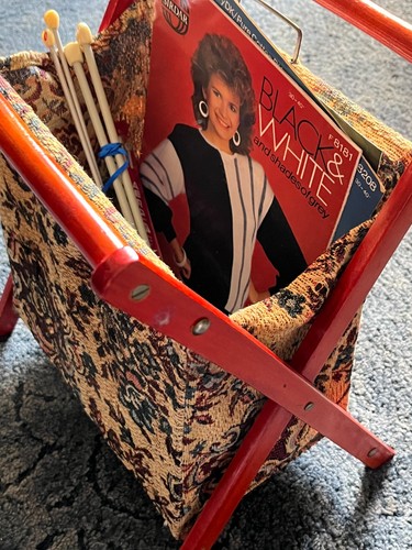 Vintage tapestry rack bag - tapestry,