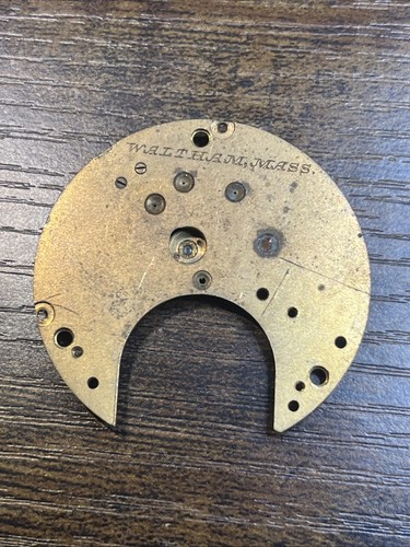 Waltham mass movement - movement, plate