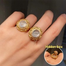 Secret Locket Ring W/Flip-Top