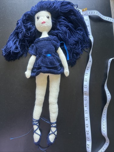 Handcrafted floppy head - head, doll