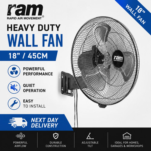 Wall fan ram - wall,