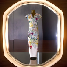 TED BAKER BATHANY HANGING-GARDENS PENCIL DRESS (TB 5) UK 16 (US 12) EUR 44