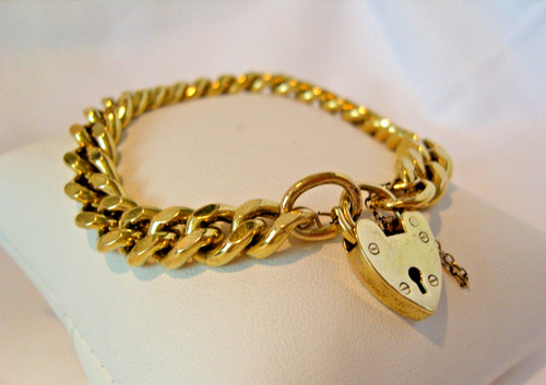 Bracelet 9ct gold - bracelet, plated