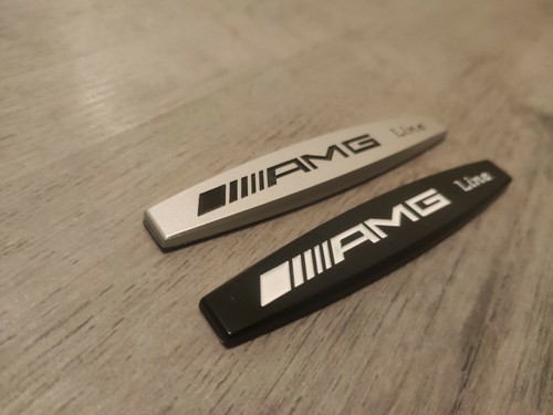 Amg line side wing badges - line,