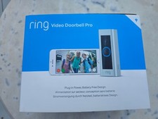 Boxed Ring video doorbell PRO - Plug in battery free design - Spares or Repair