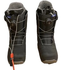 Men’s Burton Ruler  BOA Snowboard Boots. Size 11 M. Colour Black. ￼