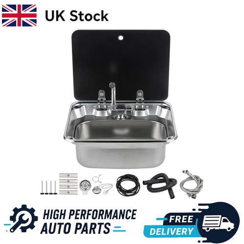 Campervan sink with - campervan, lid