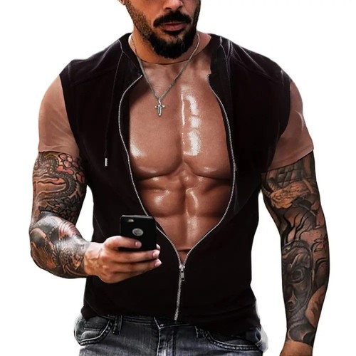 Funny hairy chest graphic - graphic, t