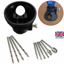 Rotary Multi Tool Cutting Guide Attachment Kit Router Drill Bit Dremel Tool Set