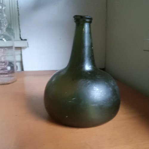 1740s free blown - free, blackglass