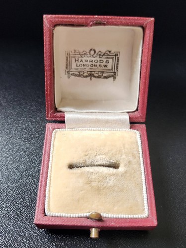 Antique harrods ring box - harrods,