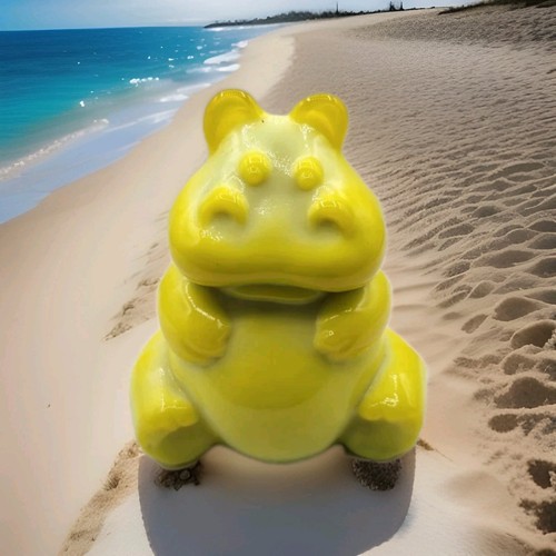Fenton glass hippopotamus - fenton,