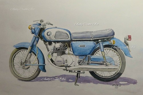 Honda cd175 motorcycle - honda,