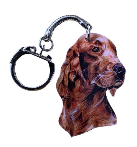 Red setter keyring irish - red,