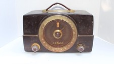 ZENITH S-17787 AM/FM BAKELITE TUBE RADIO 1953