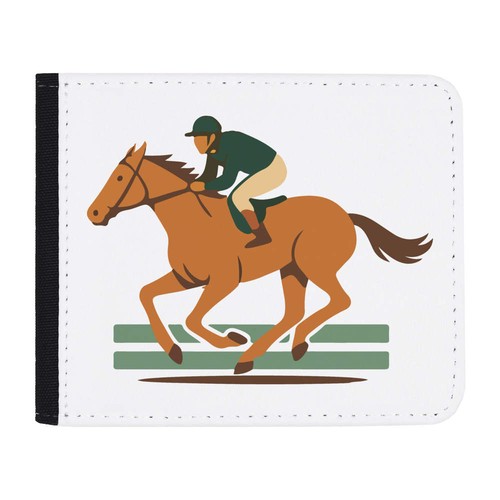 Racing horse jockey wallet - 'racing,